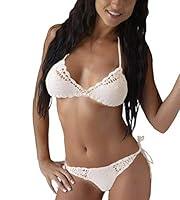 Algopix Similar Product 17 - Sexy Womens swimsuit Crochet Brazilian