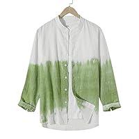 Algopix Similar Product 13 - Shirt for Mens Flower Print Long Sleeve