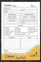 Algopix Similar Product 14 - Lawn Care Client Log Book Lawn Care