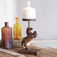 Algopix Similar Product 18 - Colonial Tin Works Rearing Horse Pillar