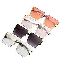 Algopix Similar Product 10 - ZSY FOR U UV400 Big Frame Color Lens