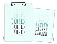Algopix Similar Product 7 - Personalized Name Ombre Clipboard