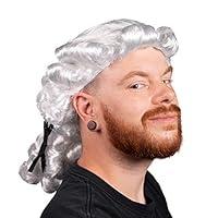Algopix Similar Product 15 - Colonial Powdered Wig Adult Size 