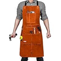 Algopix Similar Product 4 - Leather Welding Work Apron  Heat