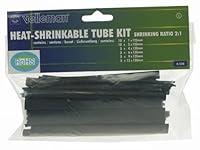 Algopix Similar Product 7 - HEAT-SHRINKABLE TUBE KIT - 40pcs- BLACK