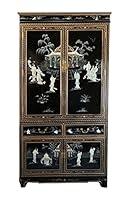 Algopix Similar Product 11 - Oriental Furnishings Oriental Armoire