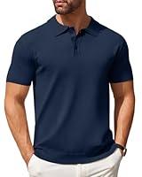 Algopix Similar Product 7 - COOFANDY Mens Short Sleeve Polo Shirt