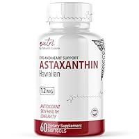 Algopix Similar Product 15 - Nutri Astaxanthin 12mg Max Strength 