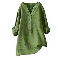 Algopix Similar Product 12 - Loose Linen Tops for Women My Orders