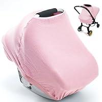 Algopix Similar Product 15 - Muslin Baby Car Seat Cover 3 in 1