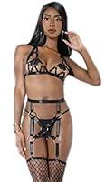 Algopix Similar Product 19 - Coquette Womens Harness Bra and Garter