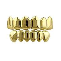 Algopix Similar Product 12 - 24K Gold Plated Punk Custom Fit Teeth