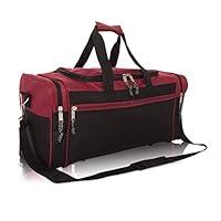 Algopix Similar Product 4 - DALIX 21 Blank Sports Duffle Bag Gym