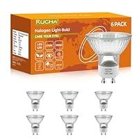 Algopix Similar Product 10 - RUCHA Gu10 Halogen Light Bulds 6 Pack