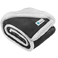 Algopix Similar Product 10 - PetAmi Waterproof Dog Blanket for Bed