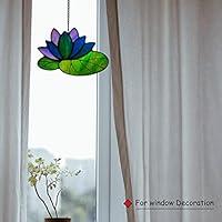 Stained Glass Bird Suncatcher with Crystal for Window, Hanging Prism for  Garden Decoration, Glass Hummingbird Ornament Hangings, Sunlight Reflection