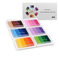 Algopix Similar Product 10 - Miraclekoo Craft Ink Pads for Kids