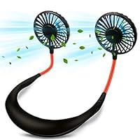 Algopix Similar Product 17 - USB Neck Hanging Fan Personal