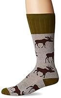 Algopix Similar Product 17 - Socksmith Moose Light Gray One Size