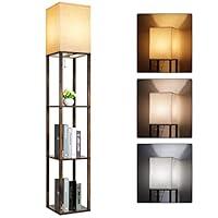 Algopix Similar Product 13 - RUNTOP Floor Lamp with Shelves Modern