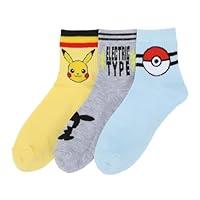 Algopix Similar Product 15 - Bioworld Pokmon Pikachu Womens 3Pair