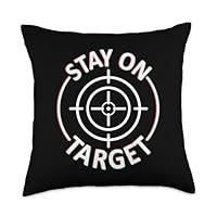 Algopix Similar Product 17 - Stay on Target Throw Pillow