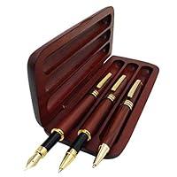 Algopix Similar Product 6 - 3 Pcs Wooden Pens Set with Gift
