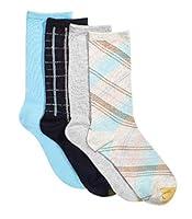 Algopix Similar Product 4 - Gold Toe Womens 4Pk Painted Floral
