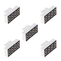 Algopix Similar Product 5 - ARCELI 5Pcs Red 7Segment 4Bit 056