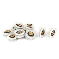 Algopix Similar Product 20 - uxcell Round Groove Nylon Pulley Wheels