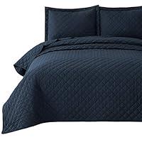 Algopix Similar Product 13 - Bedsure Quilt Set Navy King Size