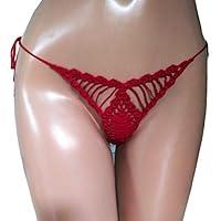 Algopix Similar Product 2 - Crochet extreme micro bikini bottom