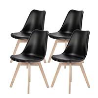 Algopix Similar Product 6 - Sweetrcrispy Dining Chairs Set of 4