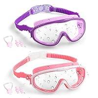 Algopix Similar Product 3 - Vetoo Kids Swim Goggles 2 Pack AntiFog