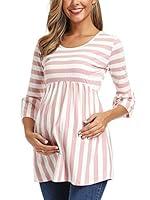 Algopix Similar Product 7 - Love2Mi Womens Maternity Tops Striped