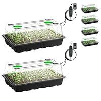 Algopix Similar Product 6 - VIVOSUN 6Pack Seed Starter Trays