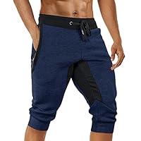 Algopix Similar Product 3 - TOTNMC Mens 34 Joggers Workout Capris