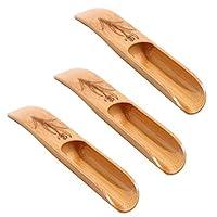 Algopix Similar Product 2 - Haidong 3Pcs Bamboo Tea Spoon Scoop