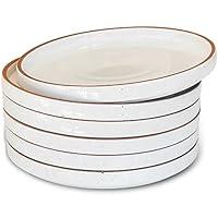 Algopix Similar Product 14 - Mora Ceramic Flat Plates Set of 68 in