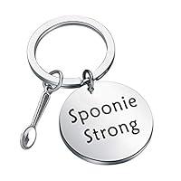 Algopix Similar Product 15 - FEELMEM Spoonie Keychain Spoonie Strong