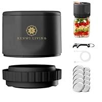 Algopix Similar Product 6 - Kenwi Living Electric Mason Jar Vacuum