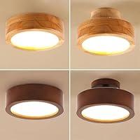 Algopix Similar Product 11 - DUTPFLZN LED Wooden Ceiling Light