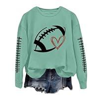 Algopix Similar Product 1 - Game Day Hooded Sweatshirt Women Heart