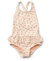 Algopix Similar Product 3 - LDIOIF Toddler Swimsuit Girl Floral One