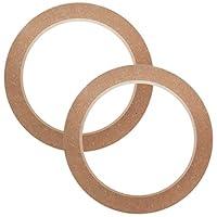 Algopix Similar Product 4 - AUTUT 2pcs Universal Wooden MDF Speaker