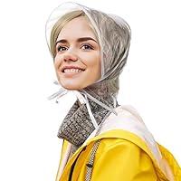 Algopix Similar Product 12 - SATINIOR 6 Pcs Womens Rain Bonnet with