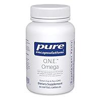 Algopix Similar Product 11 - Pure Encapsulations ONE Omega  Fish