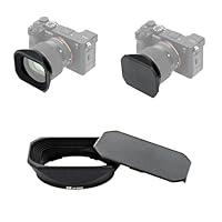 Algopix Similar Product 9 - JJC Metal Square Lens Hood Shade for