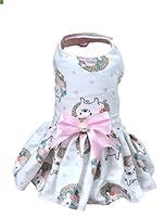 Algopix Similar Product 11 - Dog Dress Harness Flannel Pink Hedgehog