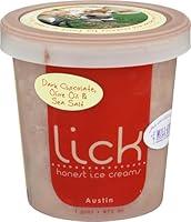 Algopix Similar Product 9 - LICK HONEST ICE CREAM Dark Chocolate